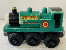 PETER SAM Thomas Tank Engine WOODEN Railway FIRST EDITION Vintage 1994   RARE