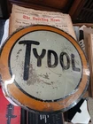 Vintage Original TYDOL Gas Pump Light Globe GLASS ONLY AS IS
