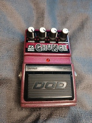 DOD FX69B Grunge Distortion Guitar Effects Pedal USA  Vintage Tested Working