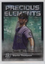 2023 Bowman Platinum Precious Elements Sterlin Thompson #PE-19 fm0
