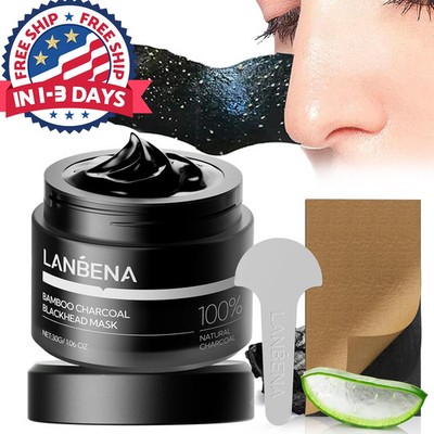 Mascarilla Removedora De Puntos Negros Mascara Carbon De Bambu Para La Cara BEST