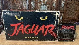 Vtg Atari Jaguar Console & Controller Box CIB Cybermorph Game Bundle Works