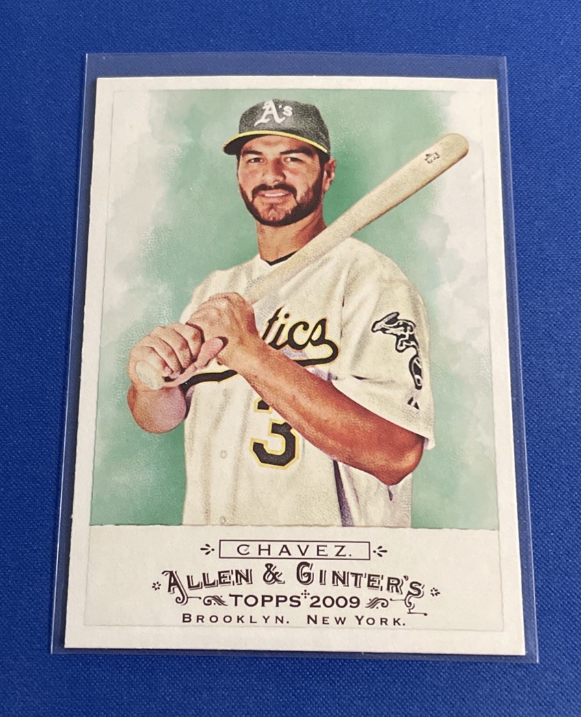 2009 Topps Allen & Ginter #282 Eric Chavez Oakland Athletics