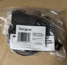 Targus Notebook Security Defcon SCL Combo Cable Lock Model: PA410S-1