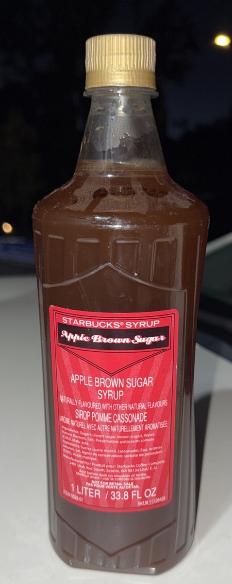 Starbucks Apple Brown Sugar Baking & Dessert Syrup 1L Dessert Topping