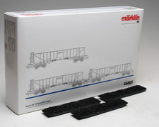 MÄRKLIN 46801 3er Set Kohletrichterwagen mit 3x M+D Ladegut Kohle OVP neuw. ABD