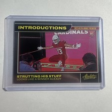 2023 Panini Absolute - Introductions #13 Michael Wilson (RC)