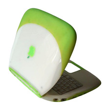 Apple iBook G3 Key Lime Clamshell 466MHz FireWire M6411 Laptop Vintage Authentic