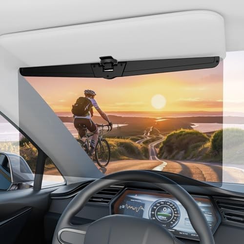 Sun Visor Extender for Cars, Polarized Car Visor Extender Sun Blocker UV400,