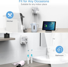 Multi Plug Outlet Splitter, Widely Spaced Outlet Extender with 4 AC, Wall Pl...