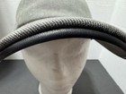 Hermes AUTH Men Unisex H Logo Buttons Gray Canvas Leather Sz 59 cm Large Cap Hat — photo 5