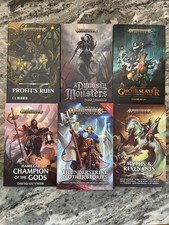 Warhammer Black Library Age Of Sigmar Gamesworkshop PB Book Lot