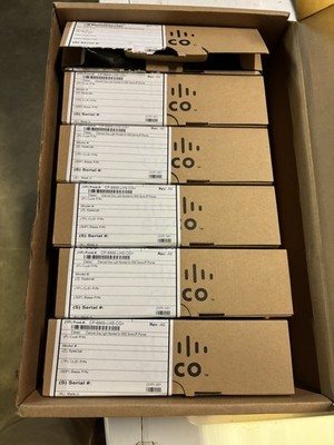 6x Lot Cisco Handset Charcoal Grey CP-6900-LHS-CG One Of The Six Is Open Box