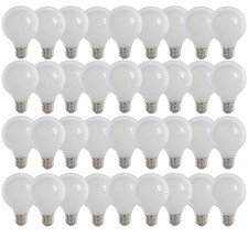 40-Watt Equivalent G25 Globe Dimmable Filament White CEC Title 20 E26 LED Vintag