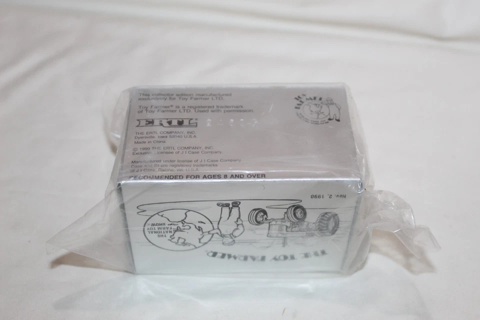 NEW Ertl Toy Farmer Case 800 Case-o-matic Drive Tractor 1990 Diecast 1:43 - Image 3 of 3