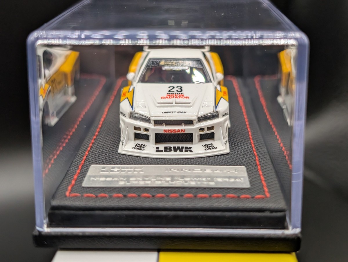 1:64 INNO64-R Resin Nissan Skyline LBWK ER34 Super Silhouette