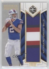 2017 Limited Rookie Phenoms Jerseys Spotlight Gold 24/25 Nathan Peterman 2r8