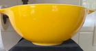 Vintage PYREX 443 2 1/2 Qt Daisy Yellow Sunflower Cinderella mixing bowl