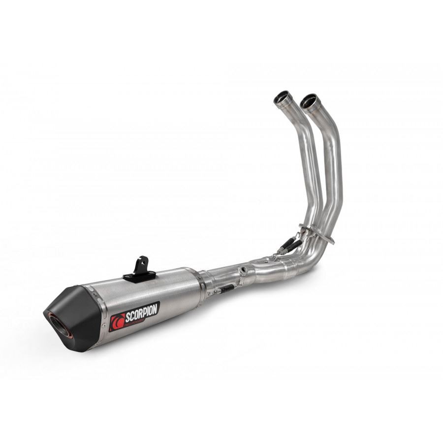 Yamaha MT-07 22-24 Scorpion Full Exhaust Serket Taper Brushed SS RYA121SYSSEO - Image 2