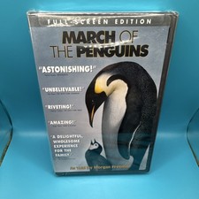 Warner Independent Pictures March of the Penguins Morgan Freeman Full Screen DVD