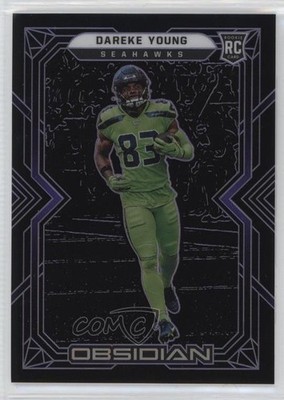 2022 Obsidian Rookies Electric Etch Purple /100 Dareke Young #174 Rookie RC 0ym4
