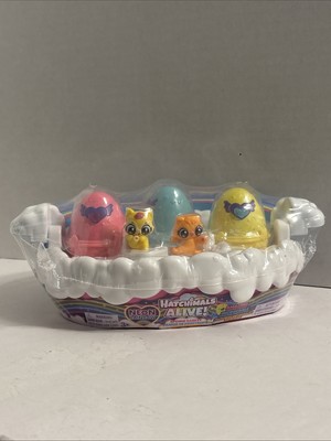 HATCHIMALS Alive Neon Rainbow Spring Basket BRAND NEW SEALED