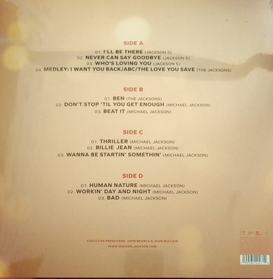 Michael Jackson Michael (Songs From The Motion Picture) 2xLP