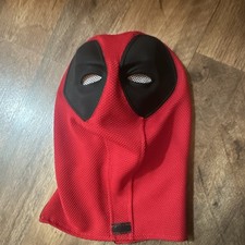 Deadpool Red Black Cosplay Mask with Mesh Eye Detail