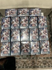 2025 Topps Chrome NFL Football Value Blaster Boxes 18 Sealed Plus 2 Hangers Lot