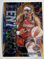 2024 Panini WNBA Select Aaliya Edwards Rookie RC En Fuego Disco #/75 #1