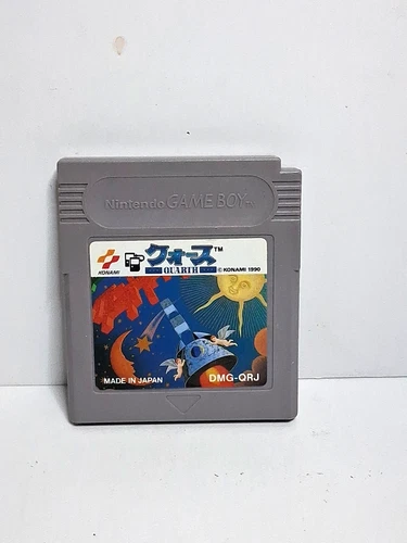 Nintendo Game Boy 1990 Quarth Video Game Japan Import Konami CA Seller TESTED B3
