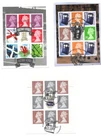 GB 2013 yearset definitives Booklet panes fine used stamps on piece