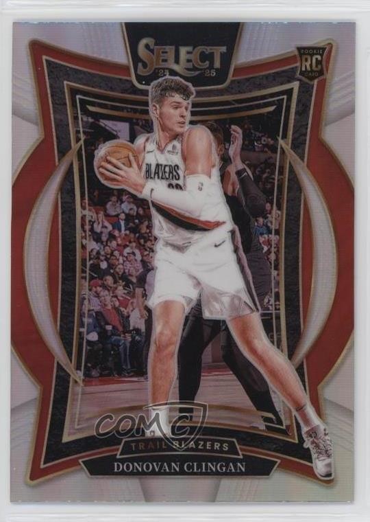 2024-25 Panini Select Concourse Silver Prizm Donovan Clingan #69 14mf