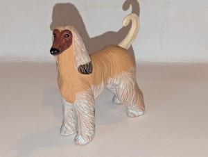 VTG Afghan Hound Dog Realistic Figure Kid Kore 2000 Toy