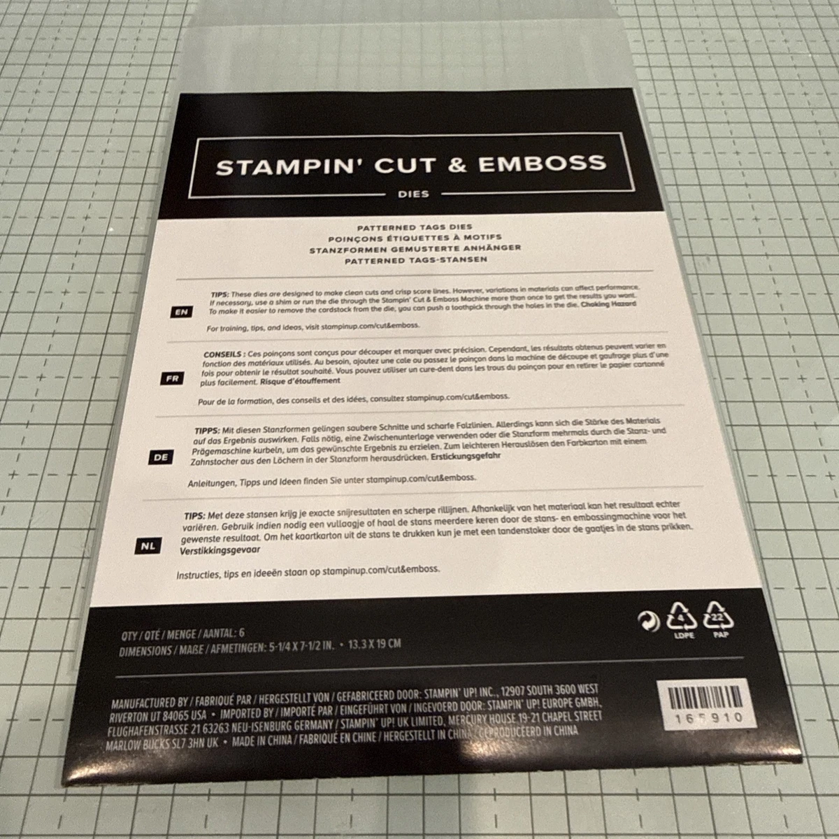 Stampin' Up! Scrapbooking Die Cutting & Embossing Machines for