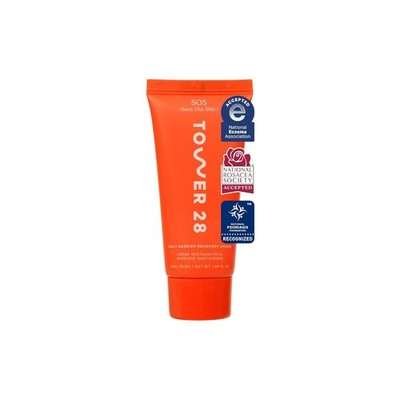 Tower 28 SOS Recovery Face Cream - Hydrating Face Moisturizer with Hyaluronic Ac