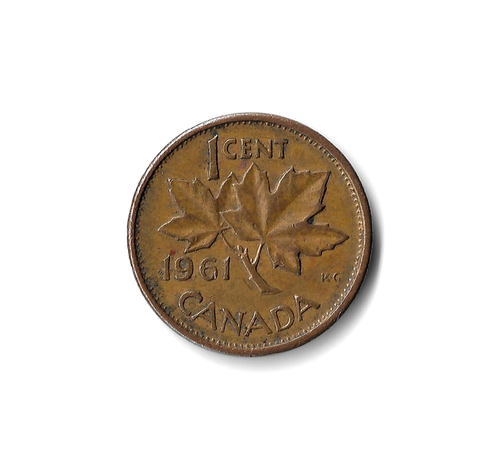 1961 Canada - 1 Cent - 316 - Bronze - 3.2g