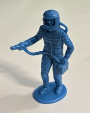 Vintage 1960s MPC or  Plastic Space Man Astronaut Figure Detecting Blue