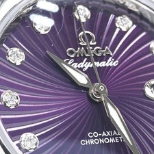 Omega Ladies De Ville Ladymatic 425.32.34.20.60.001 11P Diamond Violet Automati 5