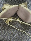 STEVE MADDEN SASSEY 10 LEATHER YELLOW TIE UP ANKLE HEELS — photo 8