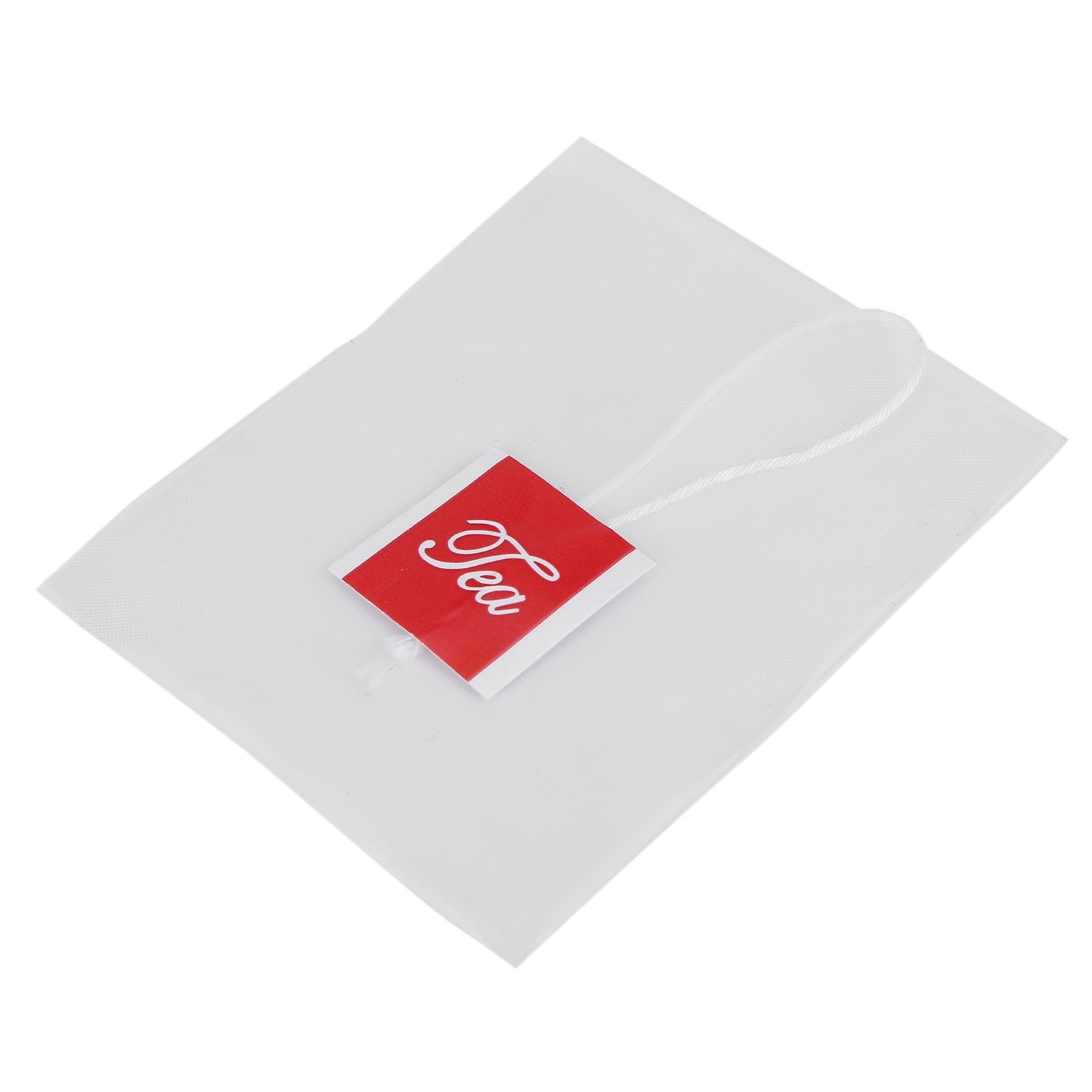 1000Pcs5.5 X 7Cm Pyramid Tea Bag  Nylon Tea Bag Single String Label1139