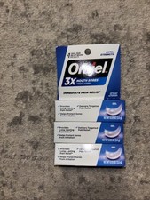 Lot of 3 - Orajel 3X for Mouth Sores Extra Strength Gel Tube - Immediate Relief