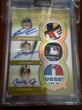 2024 Topps Dynasty Triple Auto Patch 1/1 Gold Orioles Grail Card #TAP-HHR 🔥⚾️🔥