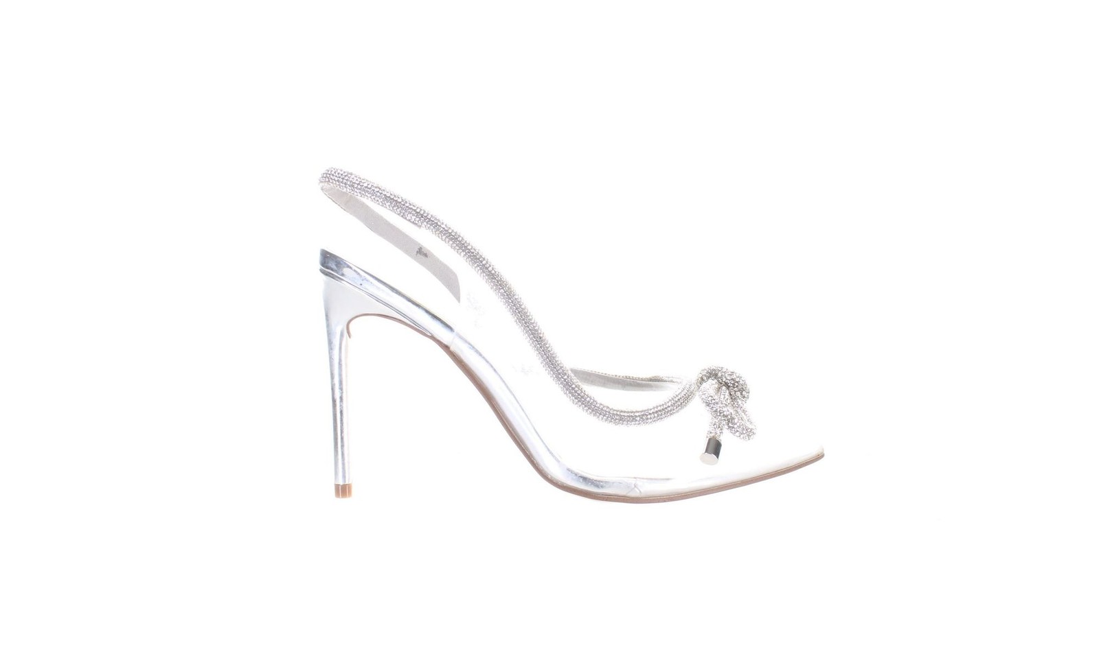 JLO Jennifer Lopez Womens Flina Clear Slingback Heels Size 6 7804912