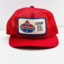 Chapeau ancien Mandan Dakota du Nord Standard Oil Company