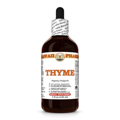 Thyme (Thymus Vulgaris) Tincture, Dried Leaf Liquid Extract