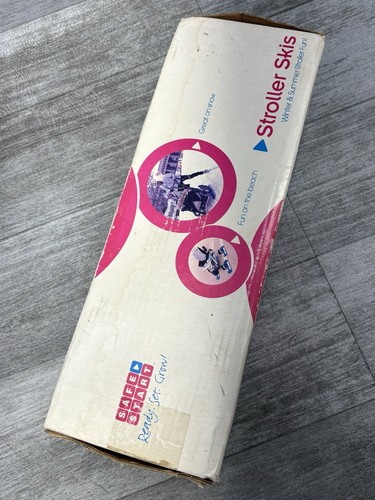 Safe Start Stroller Skis Adjustable Winter Snow Sand 20052 New Open Box - Picture 11 of 20