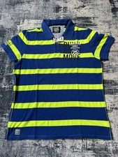 Camp David Poloshirt Gr. XXL Blau/Neongelb
