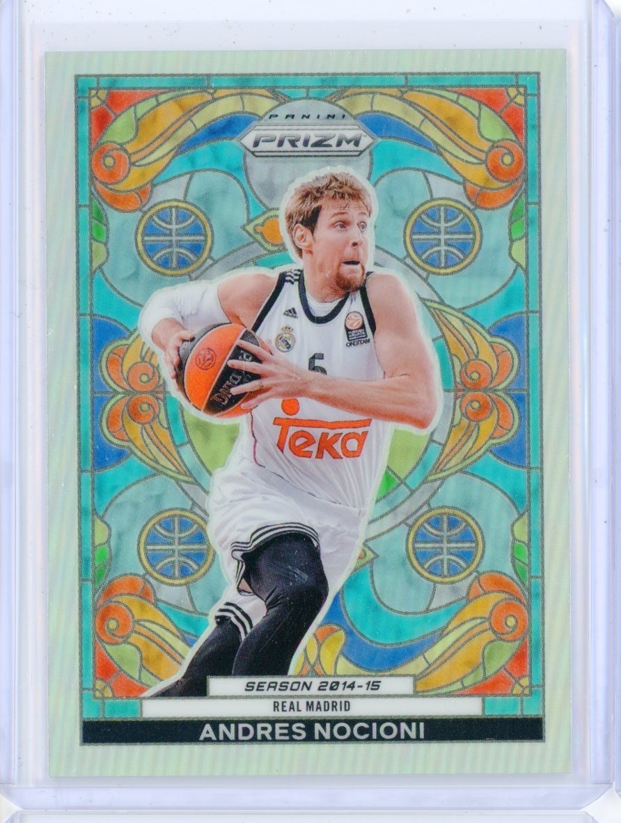 2023-24 Panini Prizm Euroleague ANDRES NOCIONI Stained Glass Case Hit SSP