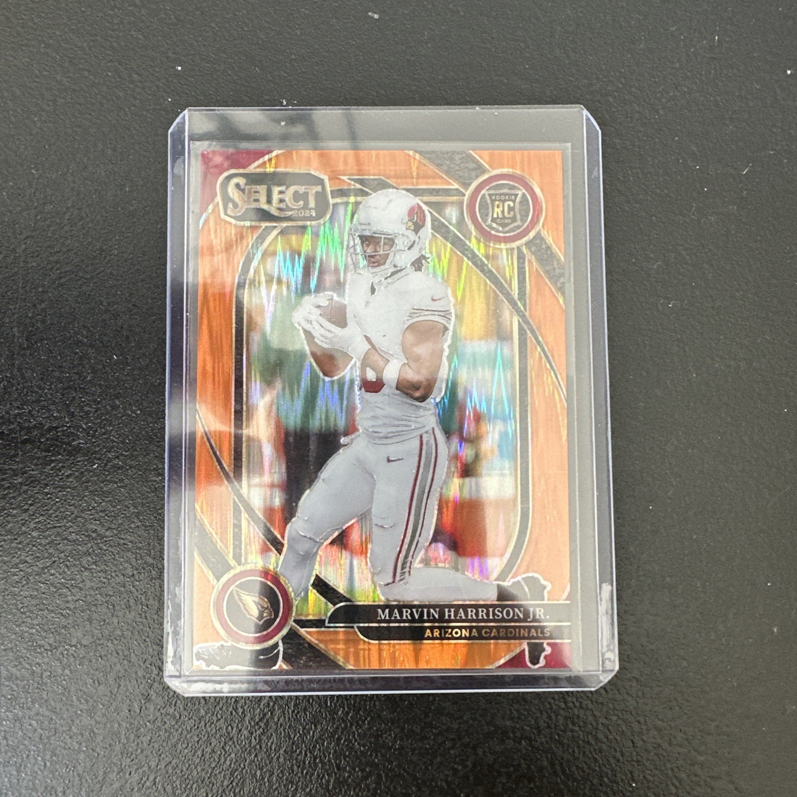 2024 PANINI SELECT MARVIN HARRISON JR ORANGE FLASH CLUB LEVEL RC /399 CARDINALS